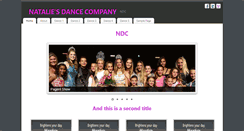 Desktop Screenshot of nataliesdanceco.com