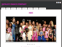 Tablet Screenshot of nataliesdanceco.com